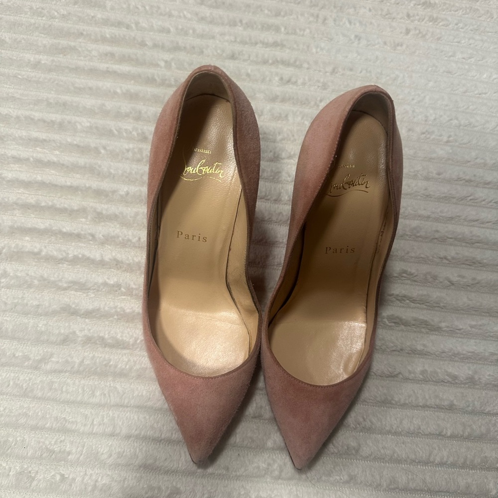 Christian Louboutin Pink Stiletto Heels Timeless Elegance